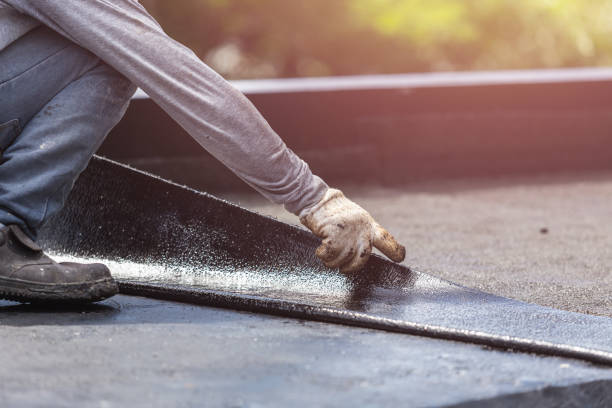 Professional Basement Waterproofing technician working in Clinton, OH